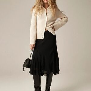 J. Crew Gwyneth Flounce-Hem Skirt